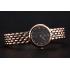 Omega De Ville Prestige No Date Black Dial With Diamonds Rose Gold Case And Bracelet