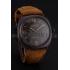 Swiss Panerai Radiomir Black Seal Brown Dial Black Case Brown Leather Strap