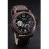 Panerai  Luminor Brown Leather Strap Black Dial 80163