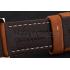 Swiss Panerai Radiomir 1940 Black Dial Rose Gold Case Brown Suede Leather Strap 1453844