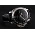 Swiss Panerai Luminor Marina Date Black Dial Stainless Steel Case Black Leather Strap