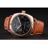 Panerai Radiomir Rose Gold Case Black Dial Brown Leather Strap 98134 Replica