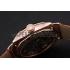 Panerai Radiomir Rose Gold Case Black Dial Brown Leather Strap 98134 Replica