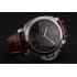 Swiss Panerai Luminor Marina 1950 3 Days Brown Dial Stainless Steel Case Brown Leather Strap