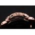 Panerai Radiomir 8 Days Chronograph Black Dial Diamond Bezel Rose Gold Case Red Leather Strap 1453797