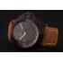 Swiss Panerai Luminor 1950 Brown Dial Brown PVD Case Brown Suede Leather Strap 1453850