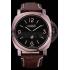 Panerai  Luminor Brown Leather Strap Black Dial 80164