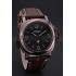 Panerai  Luminor Brown Leather Strap Black Dial 80164