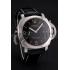 Replica Swiss Panerai Luminor Marina 1950 3 Days Black Dial Stainless Steel Case Black Leather Strap