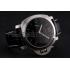 Replica Swiss Panerai Luminor Marina 1950 3 Days Black Dial Stainless Steel Case Black Leather Strap