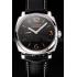 Swiss Panerai Radiomir Black Dial Stainless Steel Case Black Leather Strap