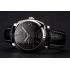 Swiss Panerai Radiomir Black Dial Stainless Steel Case Black Leather Strap