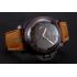 Swiss Panerai Luminor 1950 Dark Brown Dial And Case Brown Leather Strap