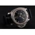 Swiss Panerai Luminor Submersible Black Dial Stainless Steel Case Black Rubber Strap Replica