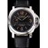 Panerai Luminor Marina 8 Days Black Dial Stainless Steel Case Black Leather Strap