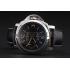 Panerai Luminor Marina 8 Days Black Dial Stainless Steel Case Black Leather Strap