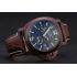 Panerai  Luminor Brown Leather Strap Black Dial 80162