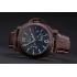 Panerai  Luminor Brown Leather Strap Black Dial 80162