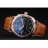 Panerai Radiomir Rose Gold Case Black Dial Brown Leather Strap 98137 Replica