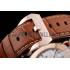 Panerai Radiomir Rose Gold Case Black Dial Brown Leather Strap 98137 Replica