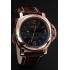 Panerai Luminor Marina 8 Days Black Dial Rose Gold Case Brown Leather Strap Replica