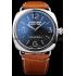 Panerai Radiomir Polished Stainless Steel Case Black Dial Brown Leather Strap 98141