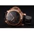 Cheap Swiss Panerai Luminor Marina 1950 3 Days Oro Rosso Brown Dial Rose Gold Case Brown Leather Strap