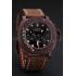 Panerai Luminor Submersible Black Dial Brown Case Brown Leather Strap