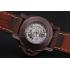 Panerai Luminor Submersible Black Dial Brown Case Brown Leather Strap