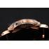 Swiss Panerai Luminor Black Dial Rose Gold Case Brown Leather Strap 1453842