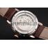 Cheap Patek Philippe  Tourbillon Power Reserve Black And White Dial Rose Gold Case Brown Leather Strap