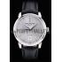 Patek Philippe Swiss Calatrava Polished Bezel Grey Dial Black Leather Strap 7659 Replica