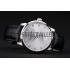 Patek Philippe Swiss Calatrava Polished Bezel Grey Dial Black Leather Strap 7659 Replica