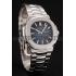 Cheap Swiss Patek Philippe Nautilus Black-Blue Dial Stainless Steel Bracelet 1453948