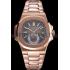 Patek Philippe Nautilus Gray Dial Rose Gold Case And Bracelet