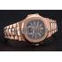 Patek Philippe Nautilus Gray Dial Rose Gold Case And Bracelet