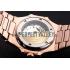 Patek Philippe Nautilus Gray Dial Rose Gold Case And Bracelet