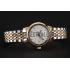 Replica Patek Philippe Calatrava Ladies White Dial Yellow Gold Case Two Tone Bracelet 1453828