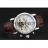 Patek Philippe Grand Complications Stainless Steel Case White Dial Brown Leather Bracelet 622260