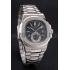 Patek Philippe Nautilus Black Dial Stainless Steel Case And Bracelet