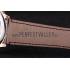 Patek Philippe Calatrava Roze Gold Polished Bezel Brown Leather Bracelet 801430