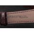 Patek Philippe Calatrava Roze Gold Polished Bezel Brown Leather Bracelet 801430