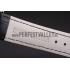 Patek Philippe Swiss Calatrava Ribbed Bezel White Dial Black Leather Strap 7642