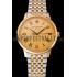 Replica Patek Philippe Calatrava Gold Dial Yellow Gold Case Two Tone Bracelet 1453825