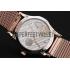 Patek Philippe Calatrava Small Seconds Silver Engraved Dial Rose Gold Case And Bracelet