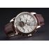 Patek Philippe Grand Complications Gold Case White Dial Roman Numerals Brown Leather Bracelet 622253