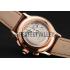 Swiss Patek Philippe 5170J Chronograph Black Dial Rose Gold Case Brown Leather Strap