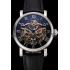 Patek Philippe Grand Complications Black Skeleton Dial Stainless Steel Case Black Leather Strap 1453812