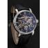 Patek Philippe Grand Complications Black Skeleton Dial Stainless Steel Case Black Leather Strap 1453812