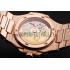 Replica Swiss Patek Philippe Nautilus Dark Brown Dial Stainless Steel Bracelet 1453949